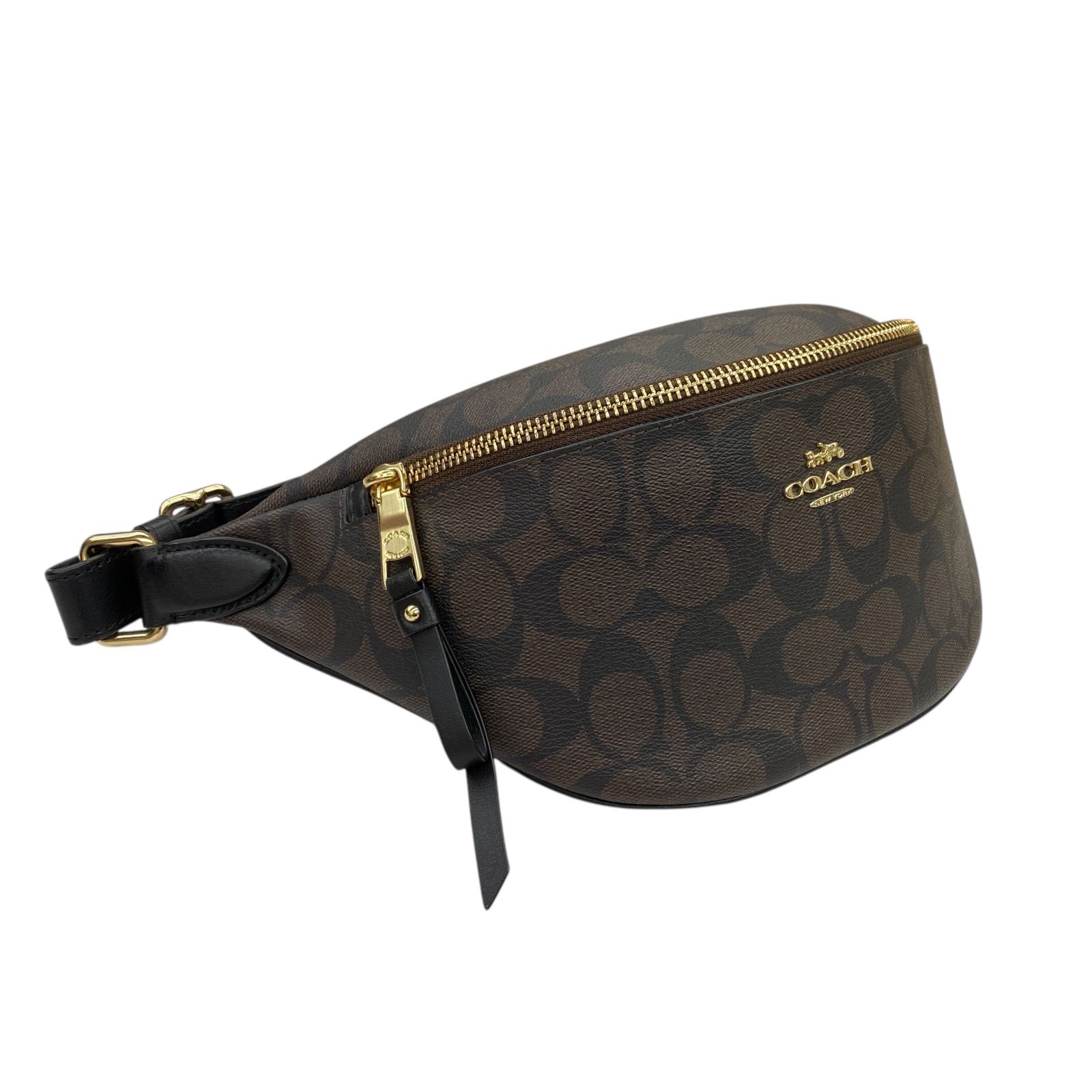 COACH ブラウン モノグラム ボディバッグ COACH（コーチ）の「ゴッサム