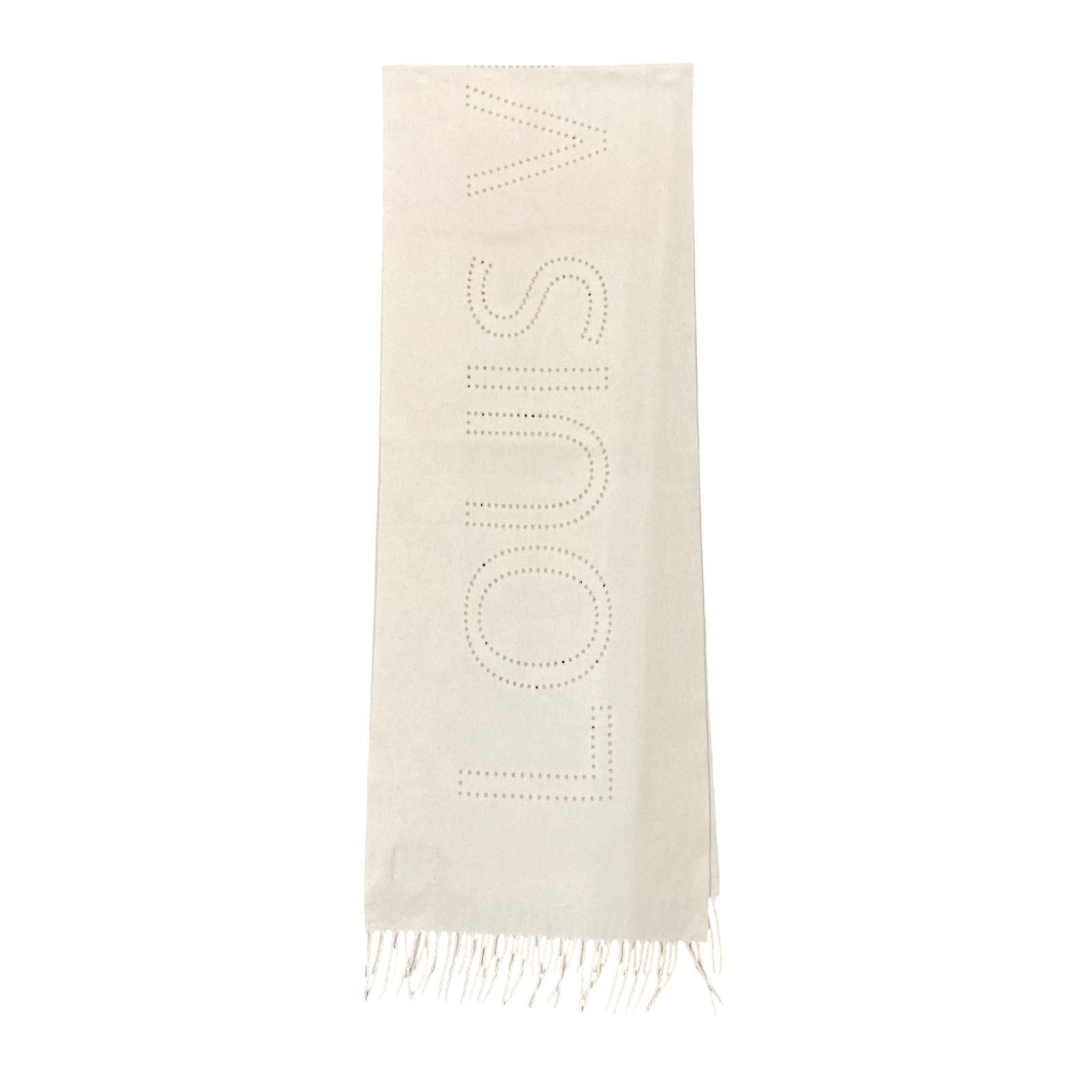 ☆EM1291 LOUIS VUITTON ルイヴィトン 白 カシミヤ ストール マフラー