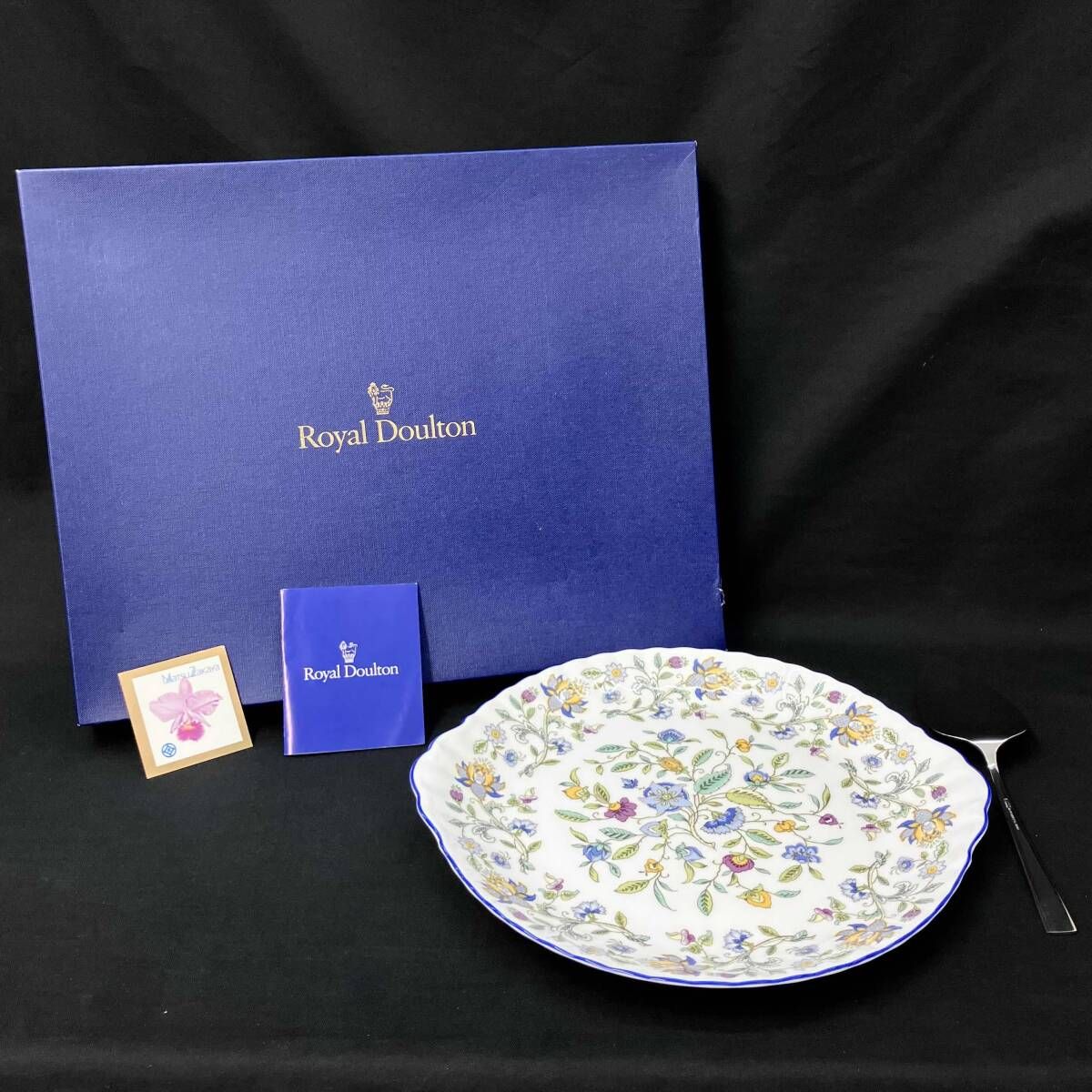 MINTON　ミントン　ハドンホールブルー　お皿　5枚 美品 Minton B&Bプレート 皿 27cm ハドンホールブルー ミントン