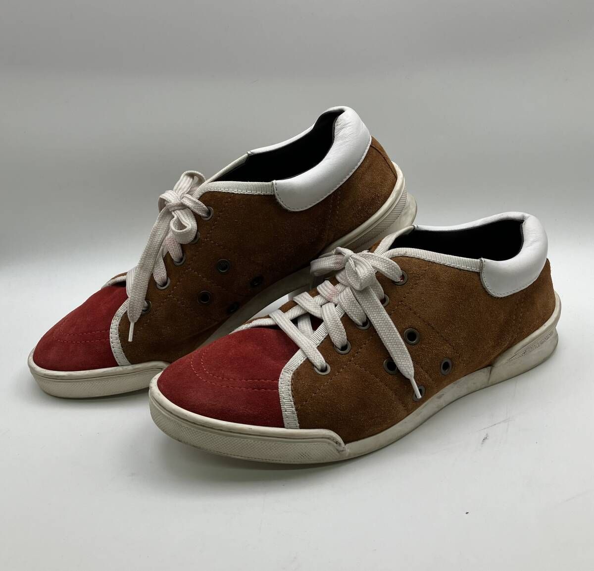 【おとさん】JIMMY CHOO レッド スニーカー　サイズ37 おとさん様専用】JIMMY CHOO レッド スニーカー サイズ37