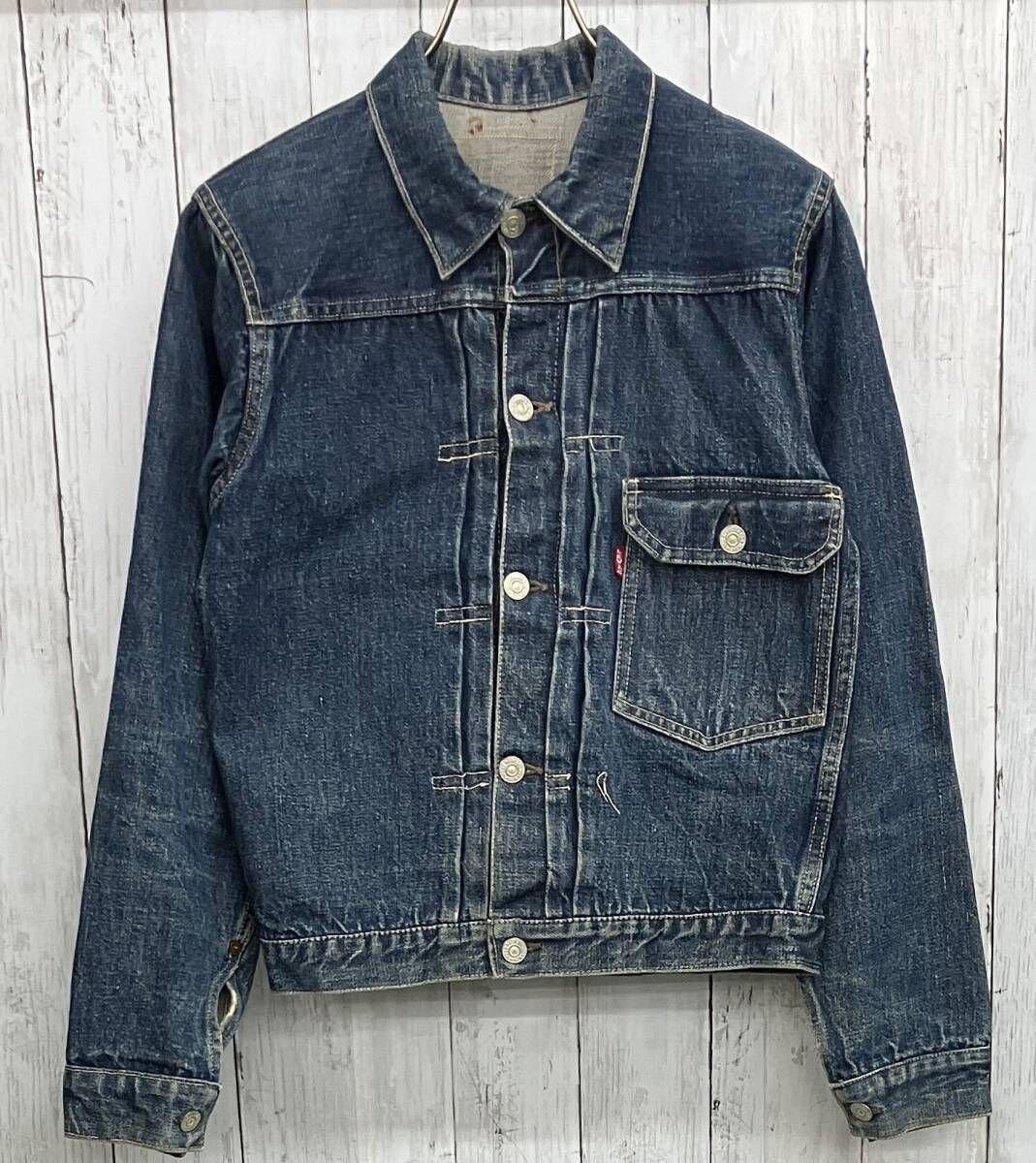 Levi's Gジャン リーバイス 506xx 40s 片面タブ 針シンチバック 1st