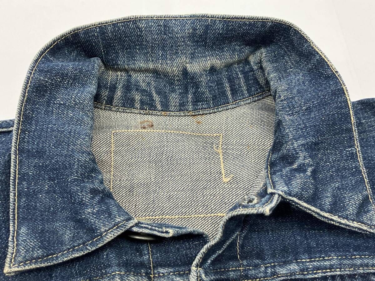 Levi's Gジャン リーバイス 506xx 40s 片面タブ 針シンチバック 1st
