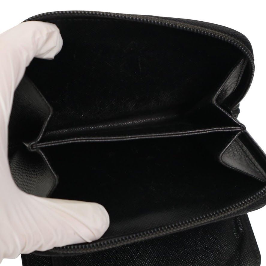 希少】PRADA プラダ ナイロン×レザー キルティング 三角ロゴ プレート