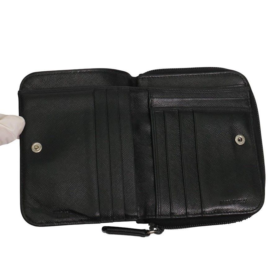 希少】PRADA プラダ ナイロン×レザー キルティング 三角ロゴ プレート