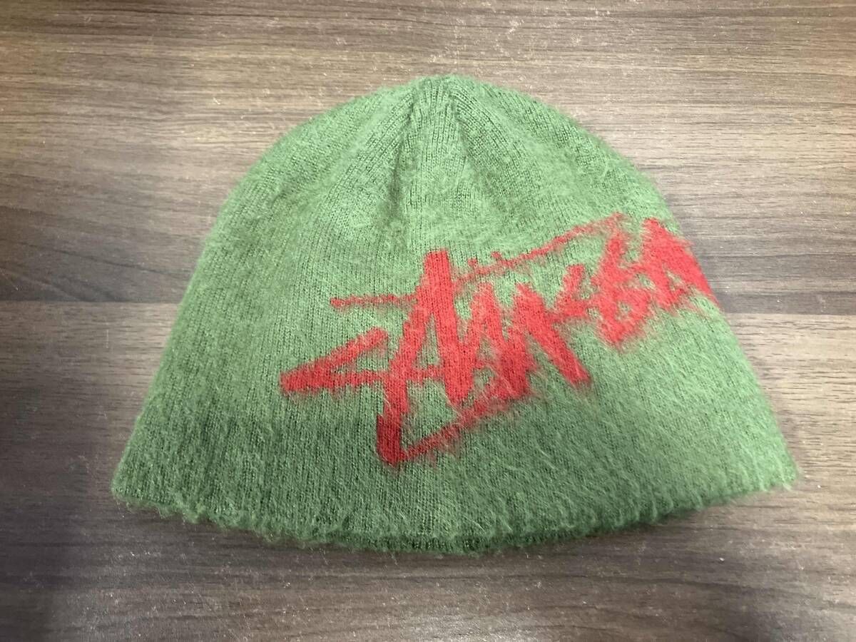 STUSSY ストゥーシー ニット帽 BRUSHED OUT STOCK SKULL CAP ビーニー