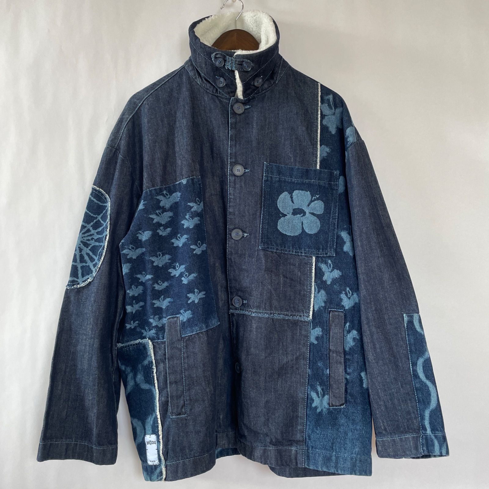 襟ボア着脱可 美品 マックキュー アレキサンダーマックイーンMcQ