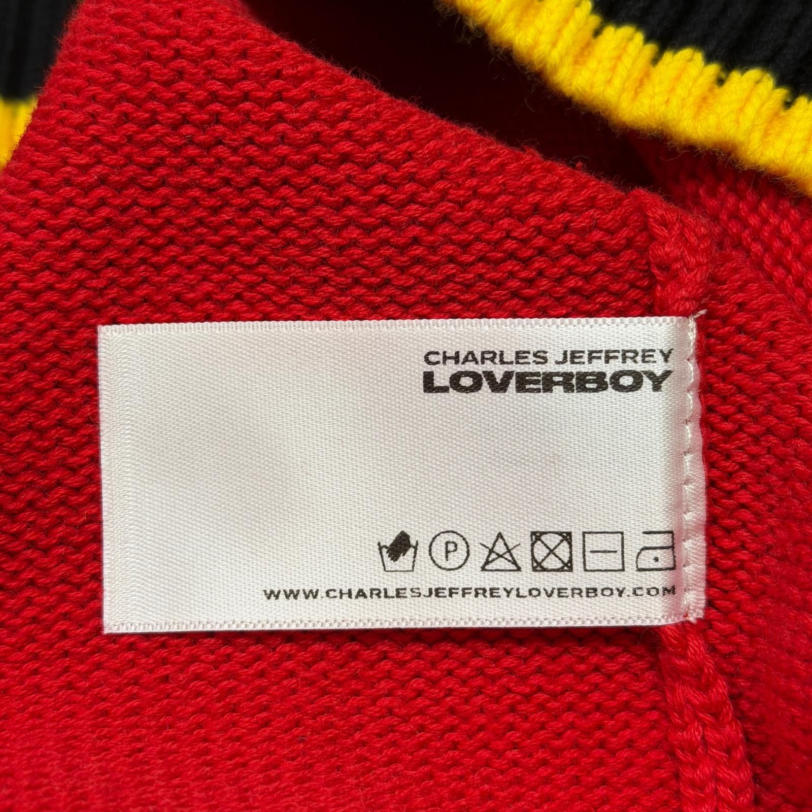 未使用 CHARLES JEFFREY LOVERBOY LOVERBOY LOGO JUMPER ロゴ