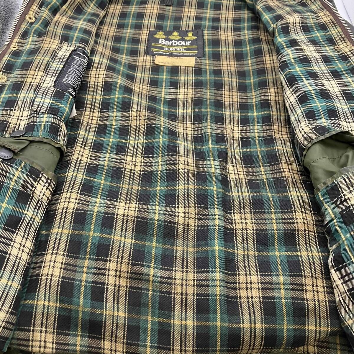 BARBOUR BORDER バブアー ボーダー ロングコート オイルジャケット