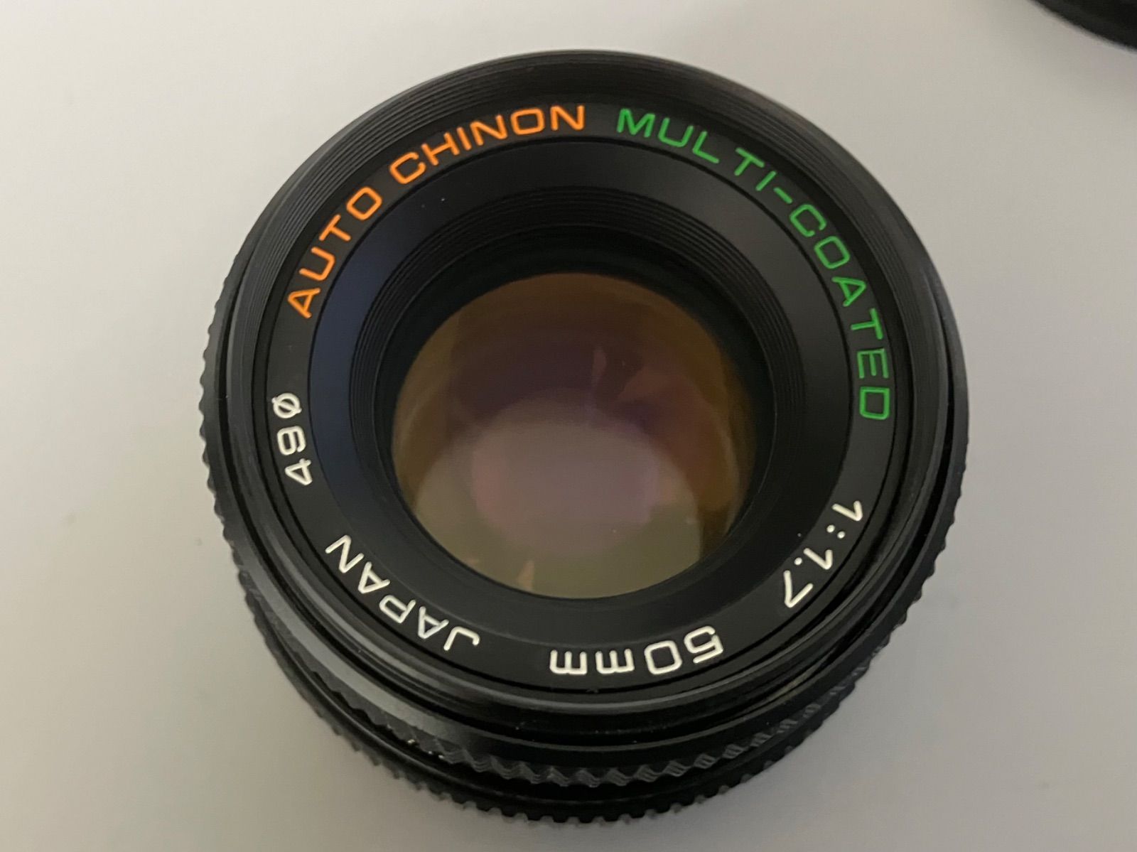チノン AUTO CHINON MULTI COATED 50mm F1.7 ペンタックスKマウント
