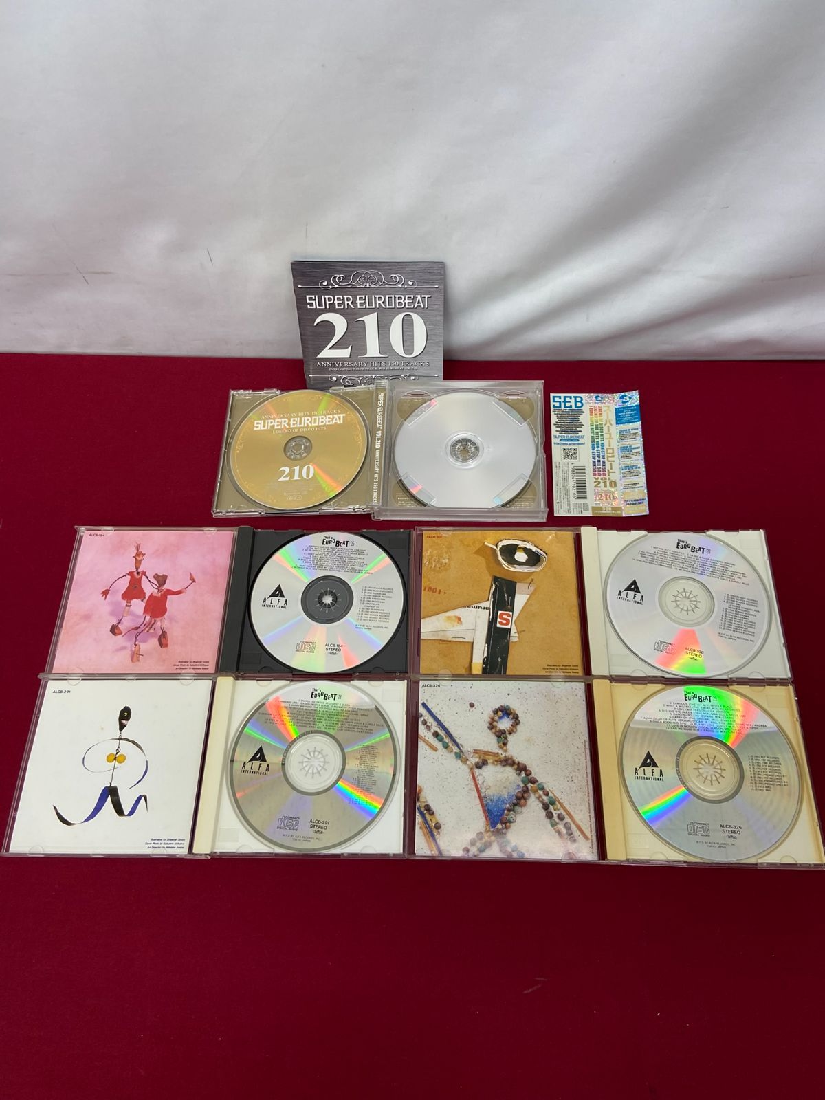 帯付き】スーパーユーロビート VOL.201〜210セット 帯付き】スーパー