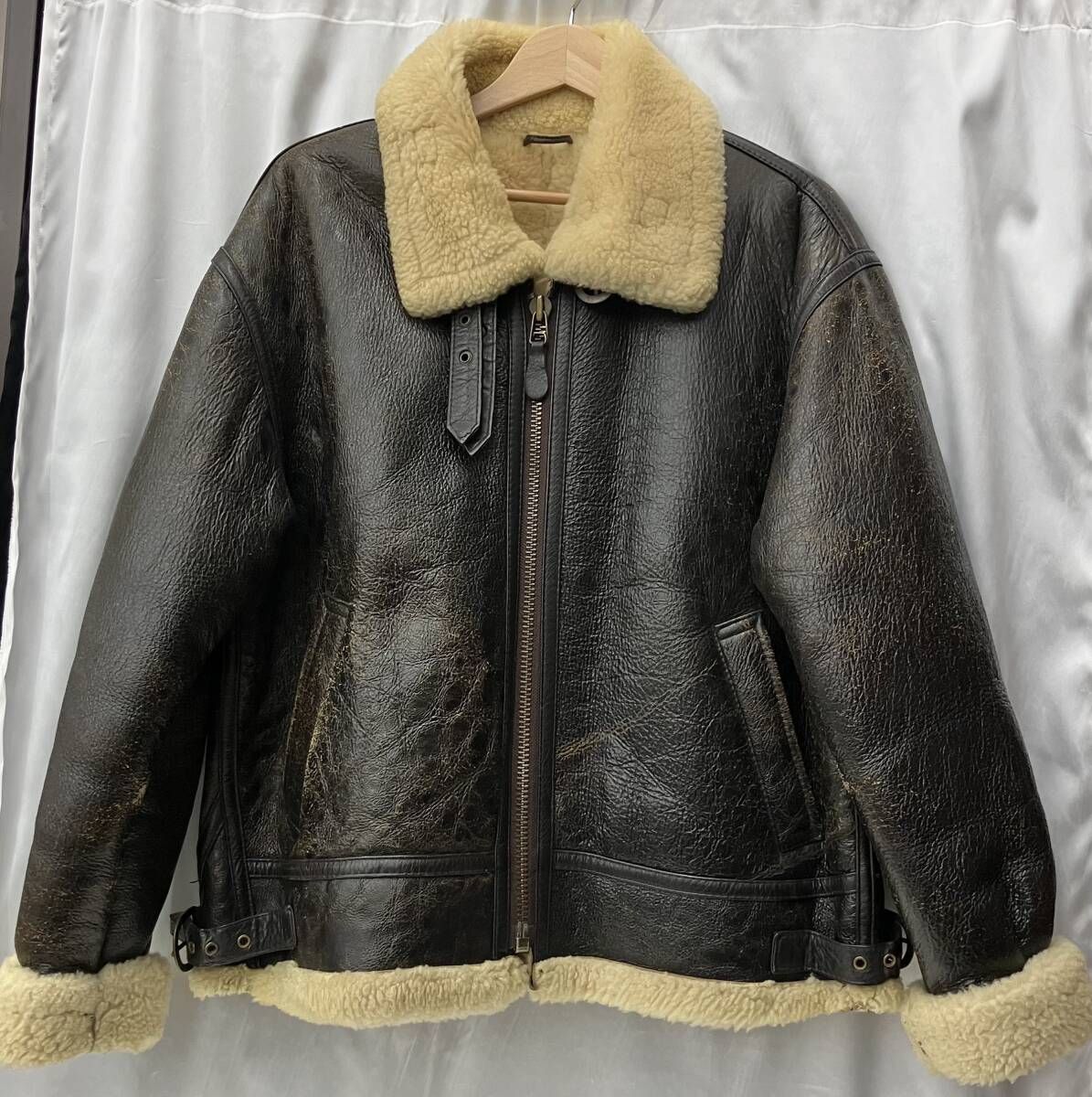 POTTAR ポッター フライトジャケット B-3 ムートン M - メルカリ