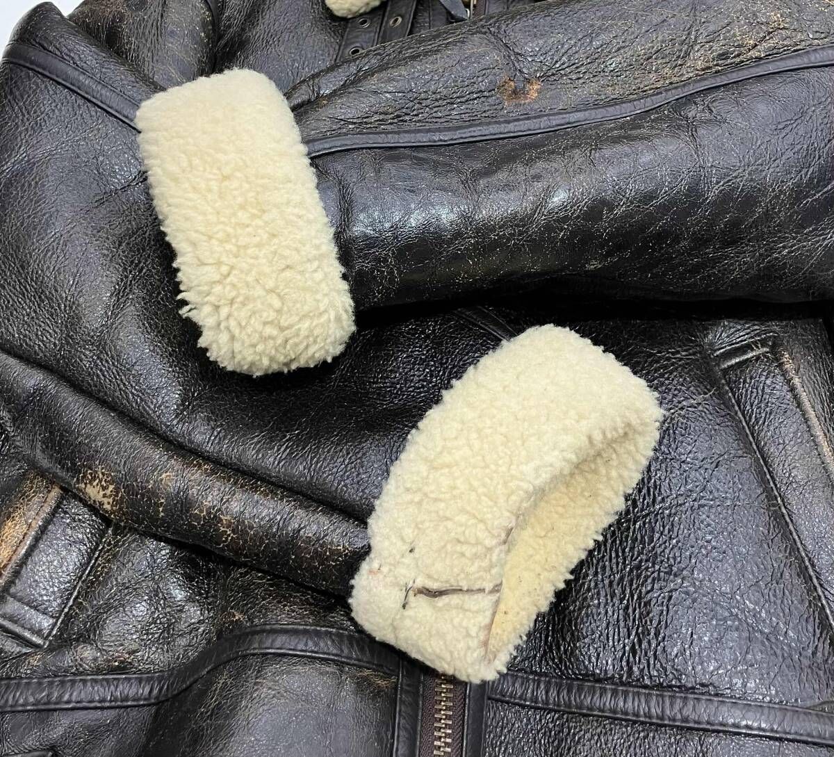 POTTARヴィンテージ POTTAR/ポッター/B-3/リアルムートン/フライト POTTARヴィンテージ POTTAR/ポッター/B-3/リアルムートン/フライト