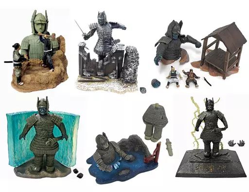 Yujin 大映特撮シリーズ アクションビネット『大魔神』フルコンプリート 中古】トレーディングフィギュア 全6種セット 「大映特撮シリーズ 大