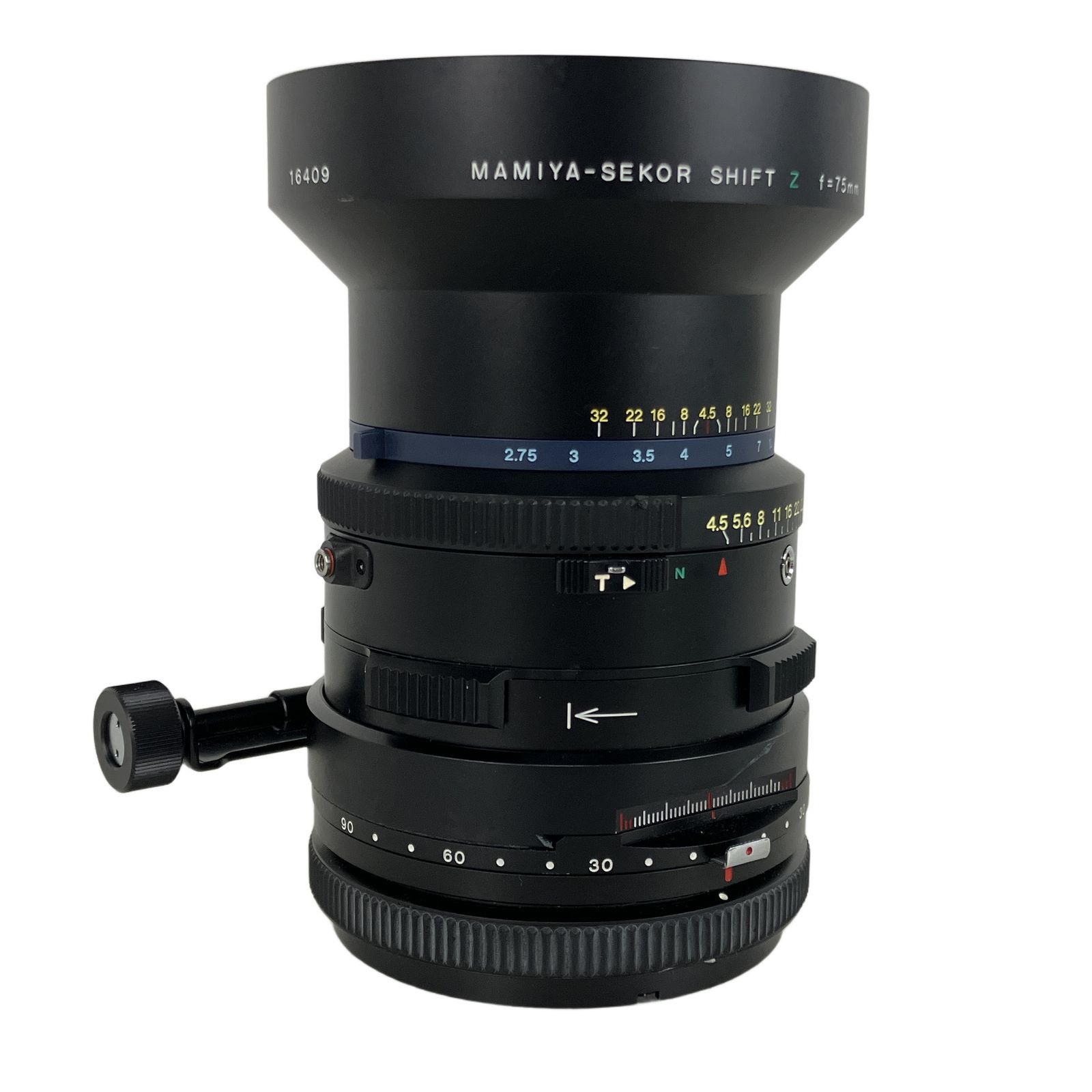 Mamiya-Sekor Shift Z f=75mm 1:4.5 W レンズ MAMIYA SEKOR SHIFT Z 75mm F4.5 W フィルム マニュアル レンズ