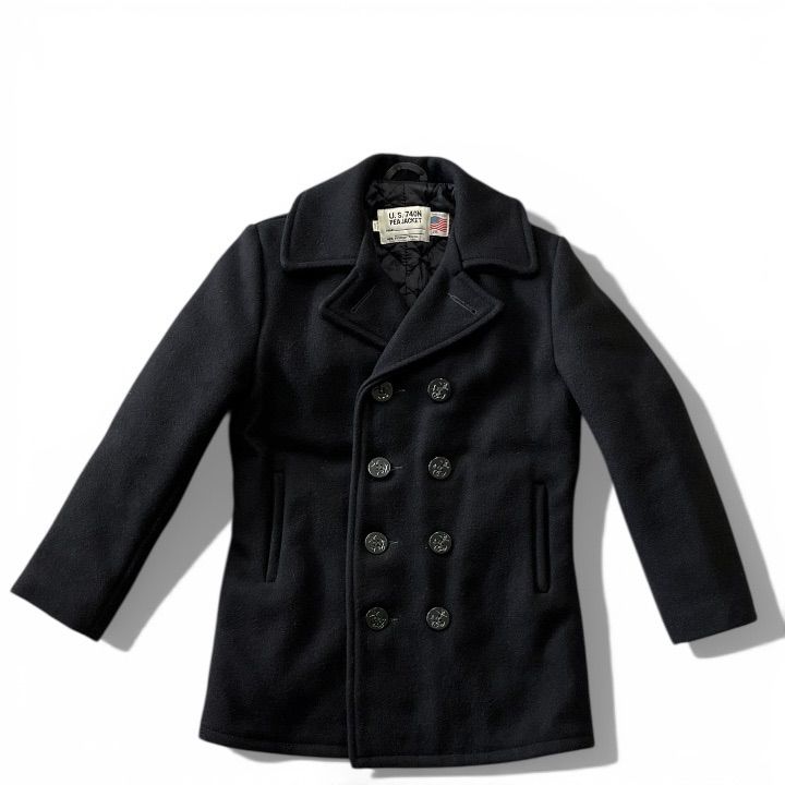 Schott U.S. 740N PEA JACKET ショット メルトン ウール Pコート 裏地