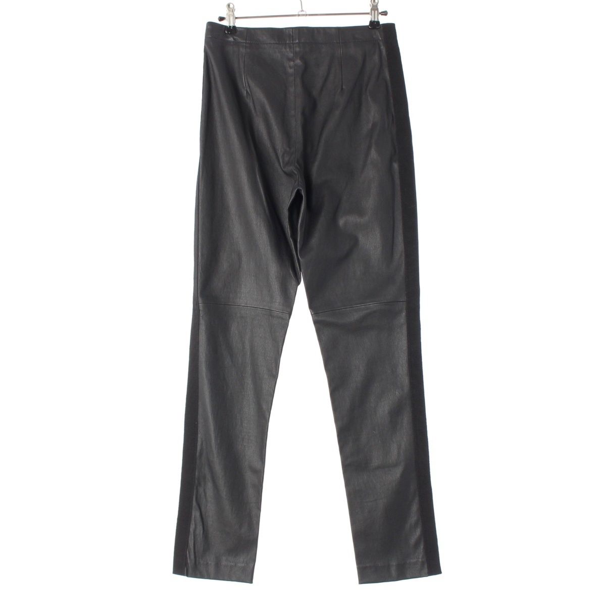 ディオール ラムスキン CDロゴ BEE ビー刺繍 パンツ スキニー ブラック 38