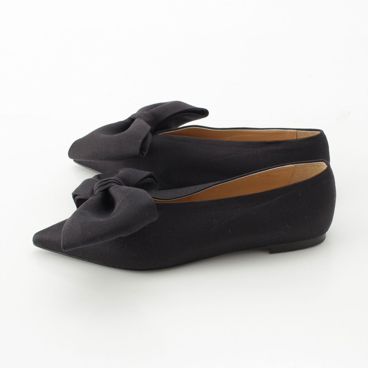 キムヘキム kimhekim ポインティッドトゥ シグネチャー ビッグリボン