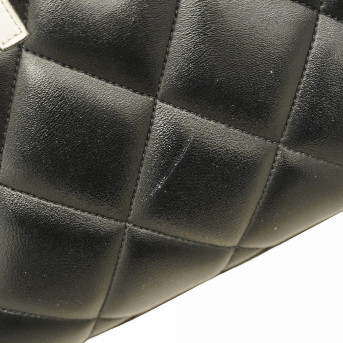 ☆SALE【5pb2839】シャネル ボストンバッグ マトラッセ ラムスキン