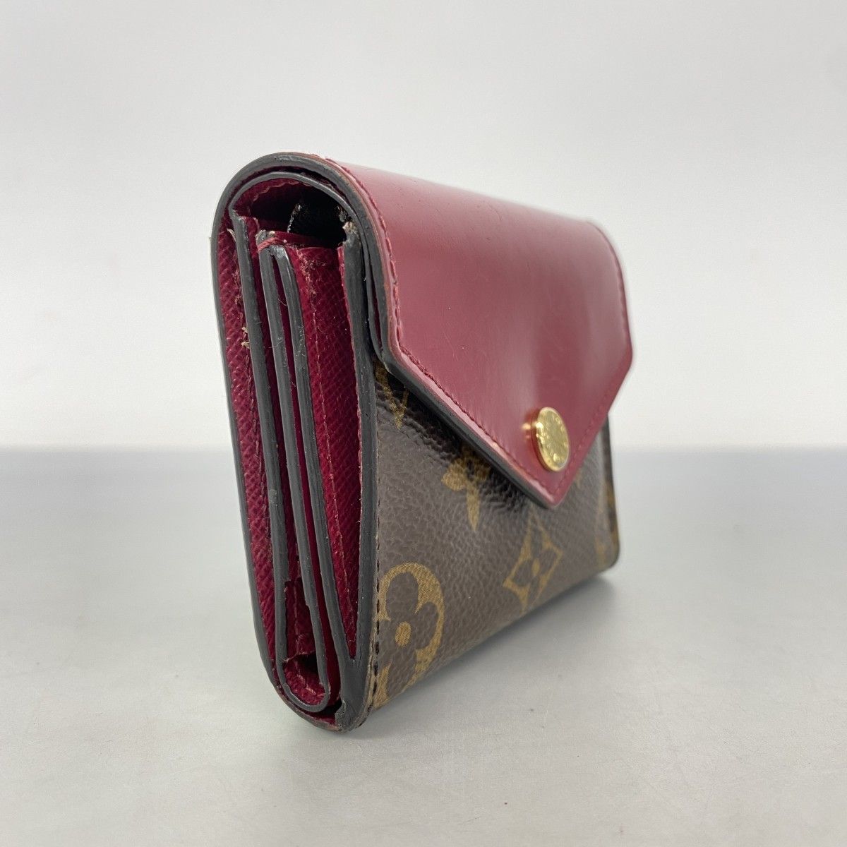 ルイヴィトン モノグラム ポルトフォイユゾエ フューシャ M62932 coeuriche777_11923