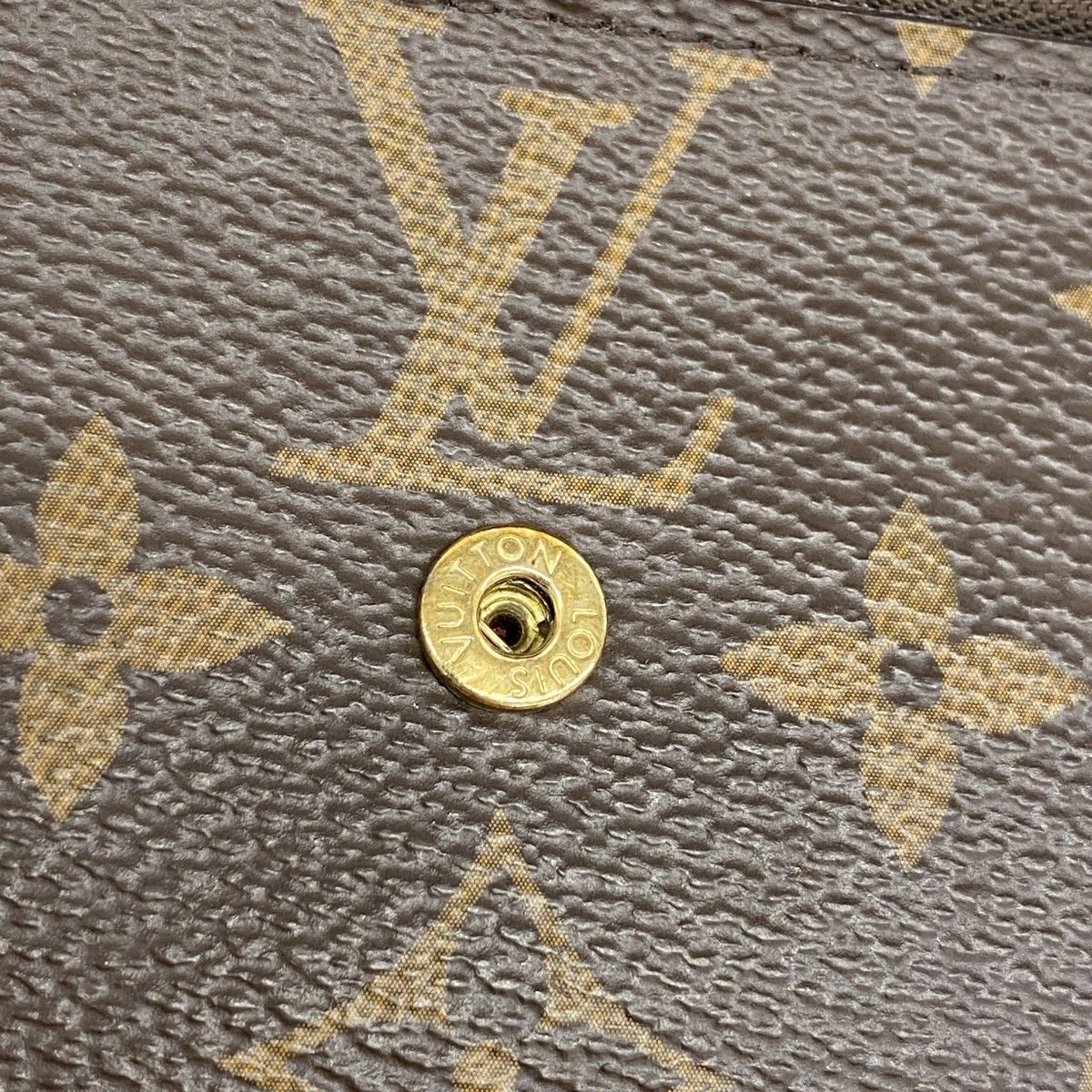 【5pb2878】ルイヴィトン 三つ折り財布 モノグラム ポルトフォイユゾエ M62932 ブラウン フューシャ【中古】レディース ☆SALE【5pb2878】ルイヴィトン 三つ折り財布 モノグラム