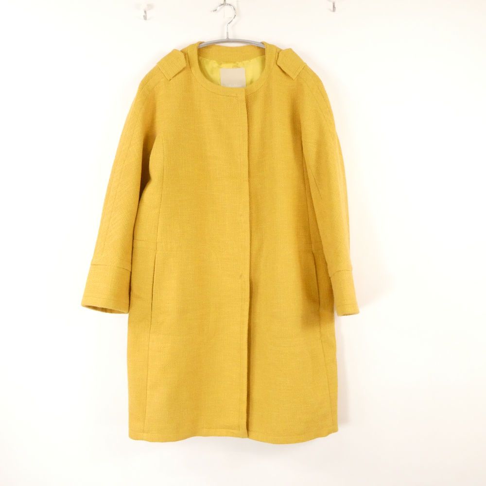 美品 Smaxmara エスマックスマーラ ノーカラーコート 38 Sサイズ相当