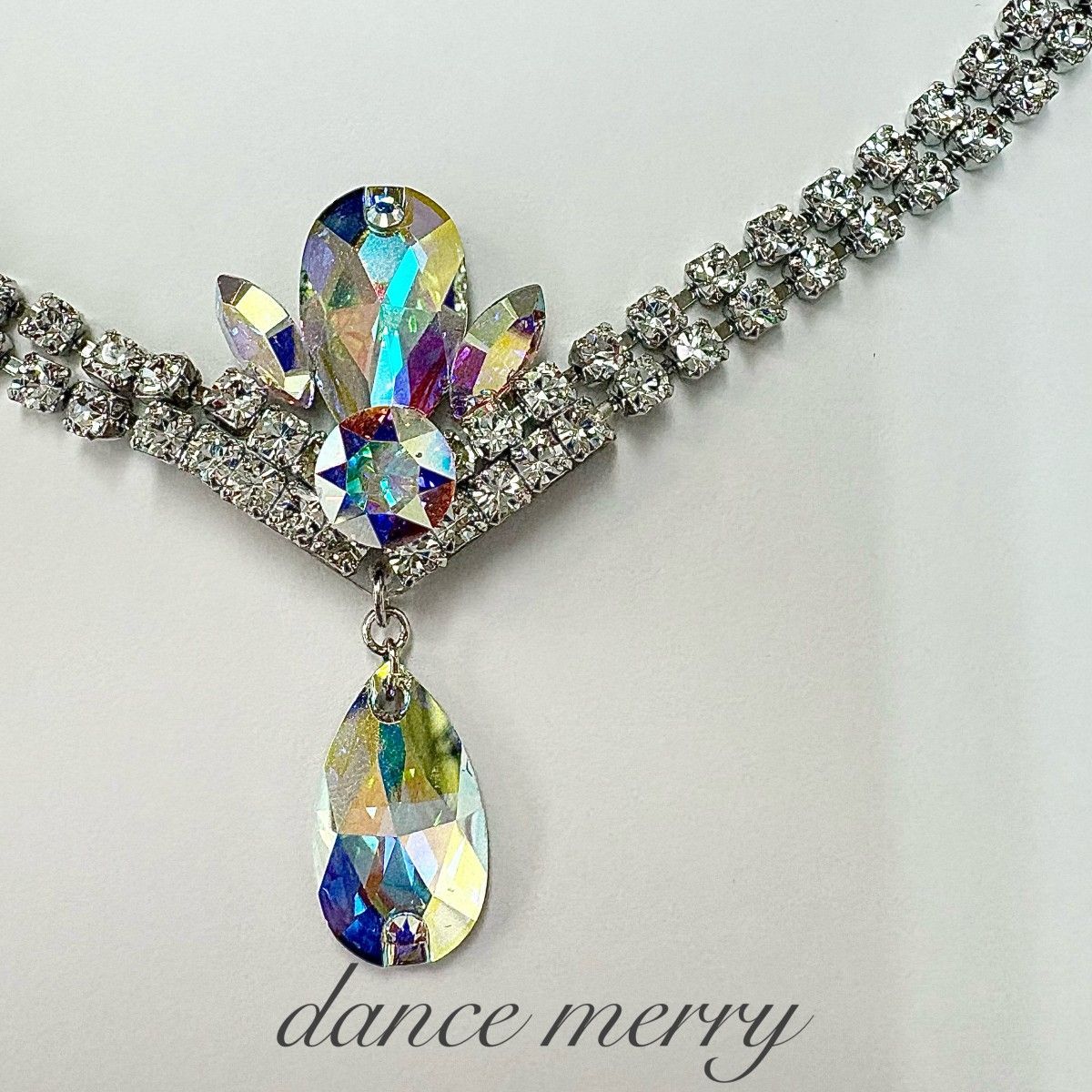 新品 豪華 社交ダンス ネックレス ステージ ウエディング デモ