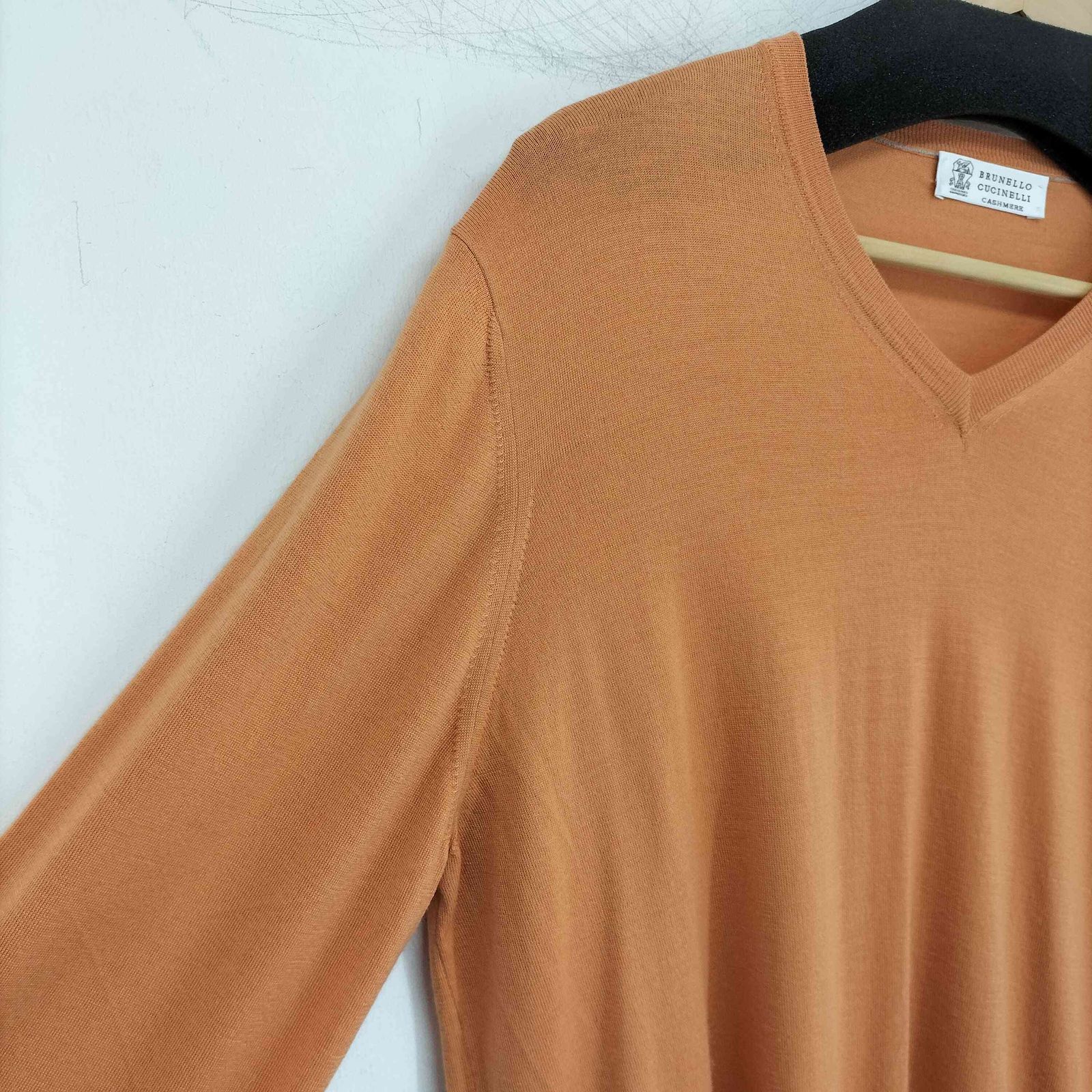 ブルネロ クチネリ Brunello Cucinelli CASHMERE＆WOOL カシミヤ混 V