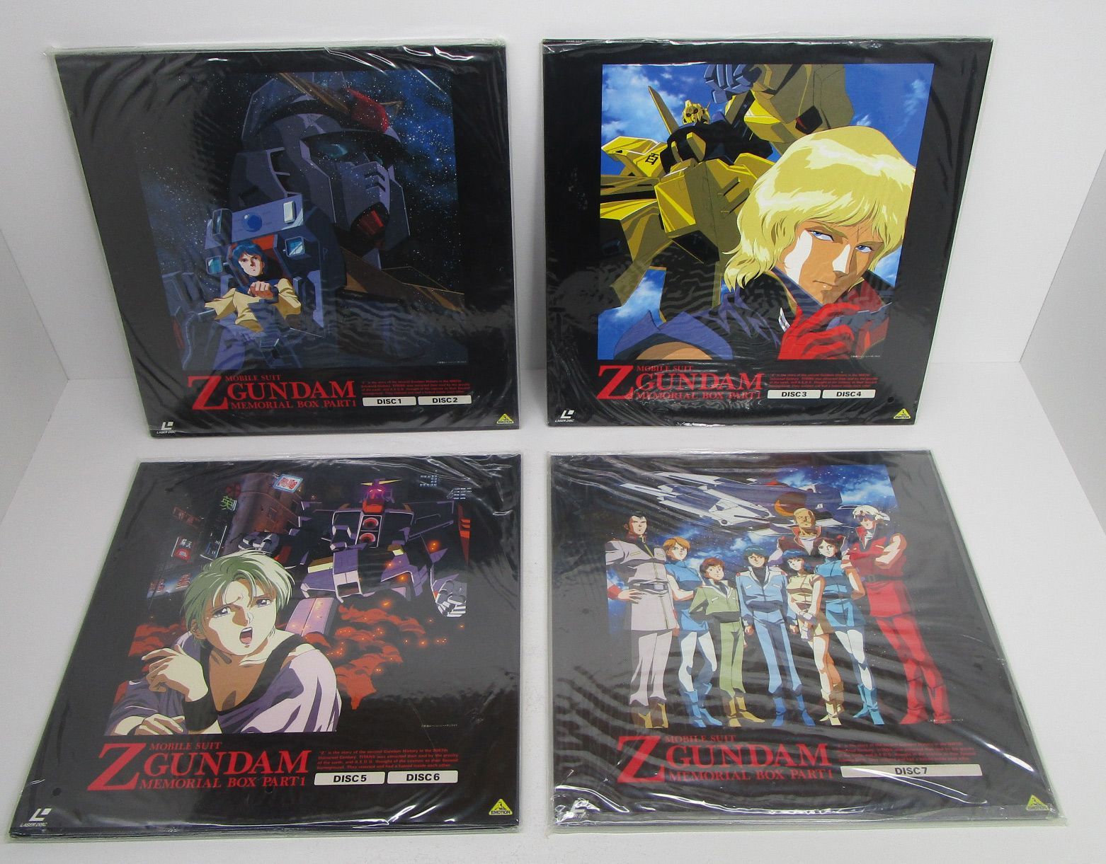 LD 機動戦士Zガンダム メモリアルボックス Part1+Part2 LD-BOXセット