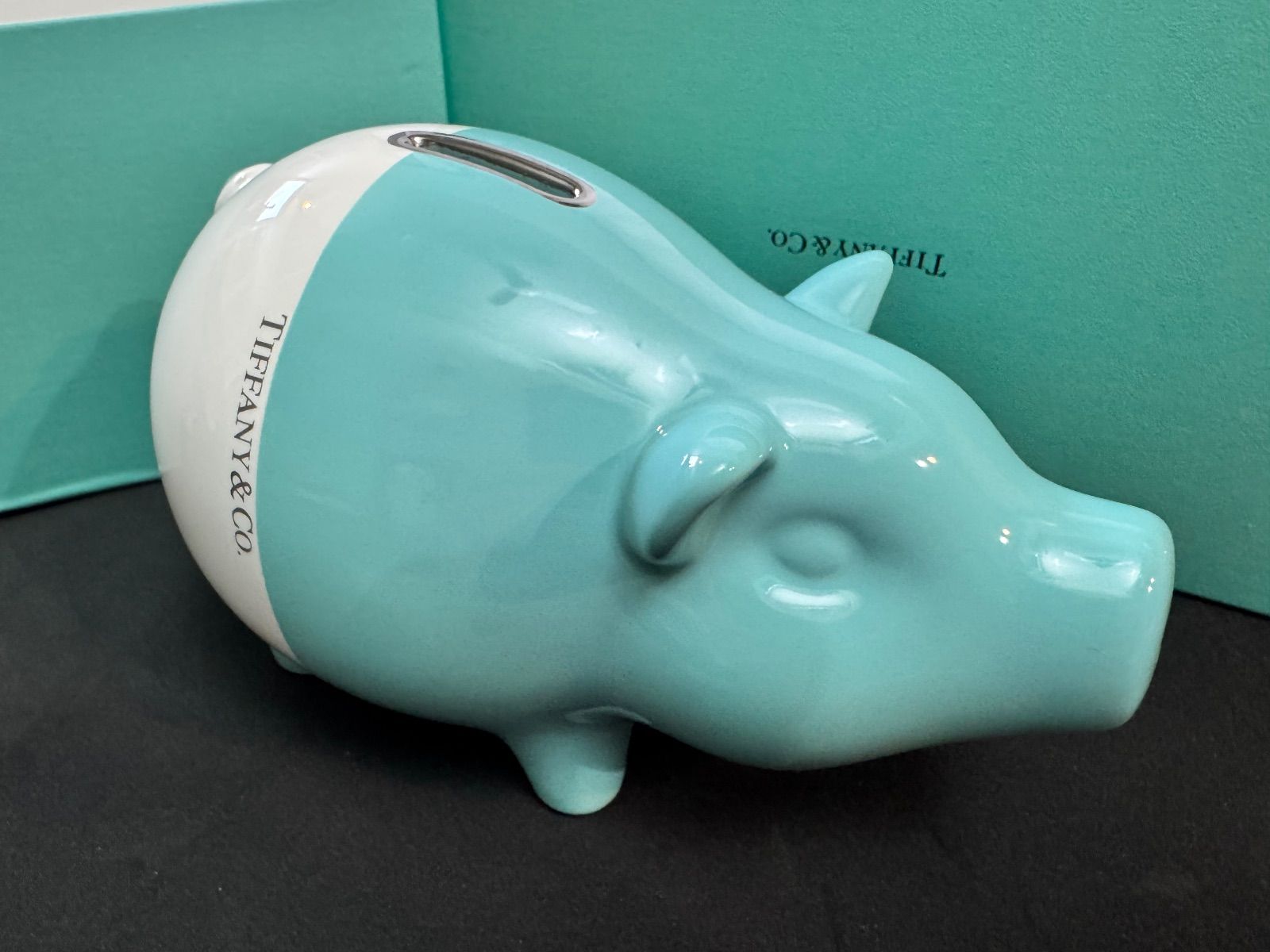 更にお値下げしました！ティファニー　貯金箱　ピギーパンク ティファニー ピギーバンク 貯金箱① - メルカリ