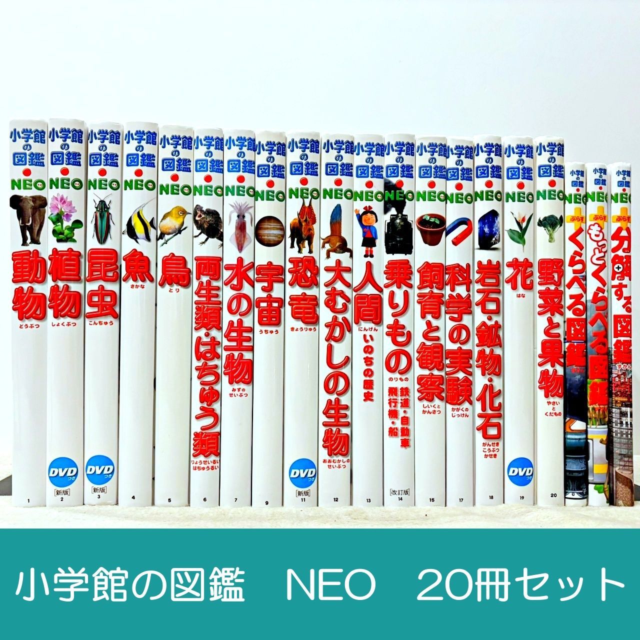 小学館の図鑑NEO 20冊セット 図鑑まとめてお得 - メルカリ
