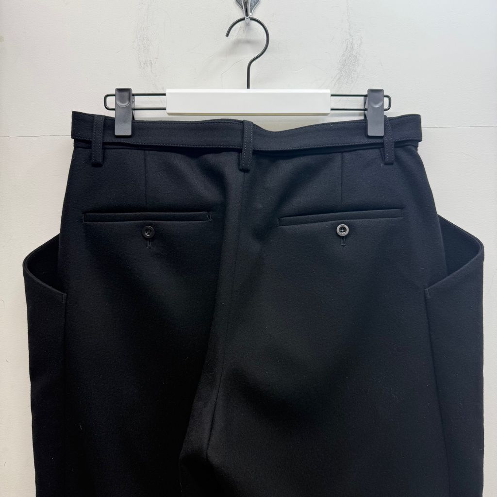 sacai サカイ 25AW Wool Melton Pants ワイドパンツ 25-03883M