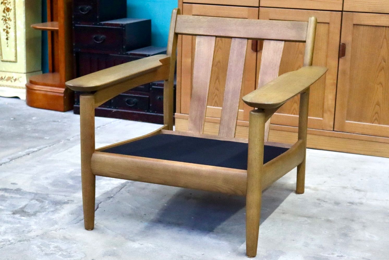 GMIK739B○karimoku / カリモク 1人掛けソファ シングルソファ アーム