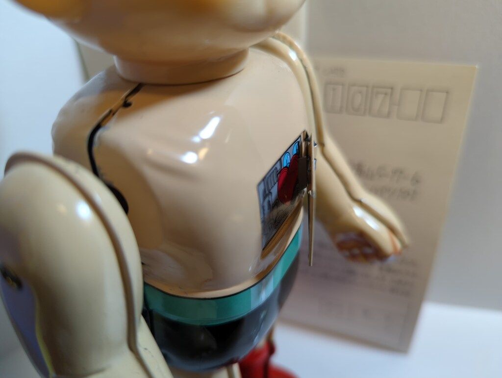 鉄腕アトム　ブリキ　ゼンマイ　ピリケン商会　箱　ゼンマイ付 鉄腕アトム ブリキ ゼンマイ ピリケン商会 箱 ゼンマイ付 ビリケン商会