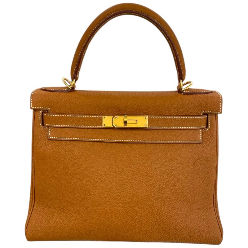 エルメス HERMES ケリー28 内縫い ゴールド ゴールド金具 トゴ