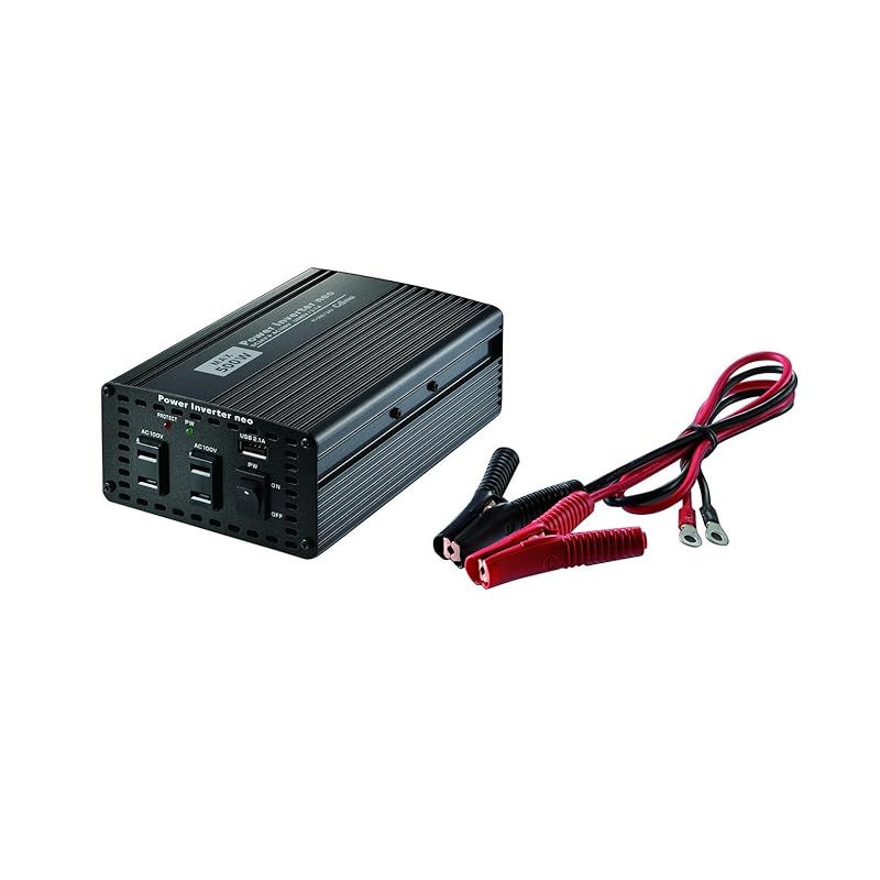 セルスター インバーター PI-500/24V 24V 定格出力400W USB対応 コード