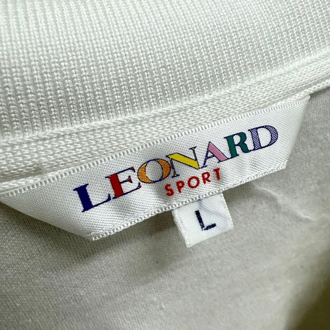 LEONARD レオナール ロゴプリント長袖ポロシャツ フルーツバスケット