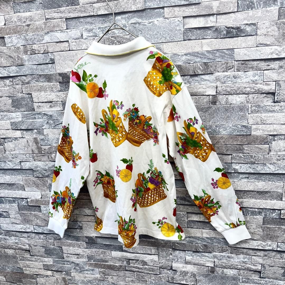 レオナール　半袖カットソー　ストレッチ LEONARD 美しいプリント フルーツ レオナール 半袖カットソー ストレッチ LEONARD 美しいプリント