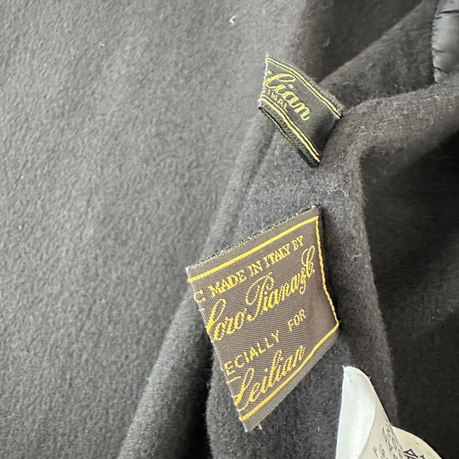 レリアン ロロピアーナ生地 カシミヤ100% リバーコート ダブルフェイス