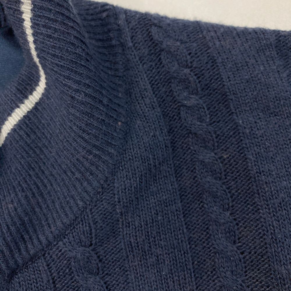 サイズ：L CALLAWAY キャロウェイ ジップ ニット ジャケット ネイビー