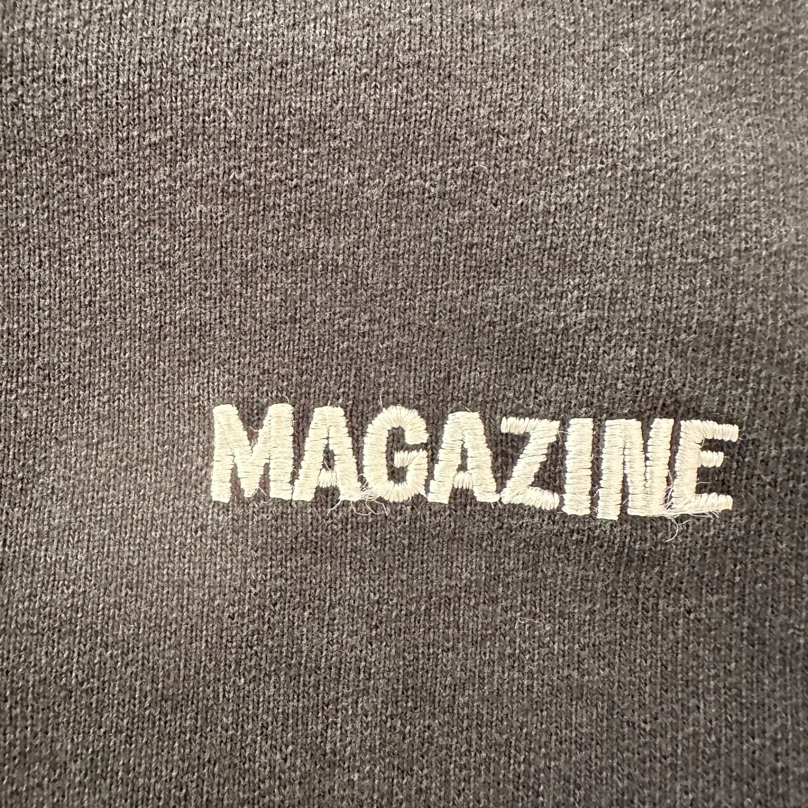 THIRD MAGAZINE サードマガジン ロゴ刺繍スウェットパンツ ブラック 9