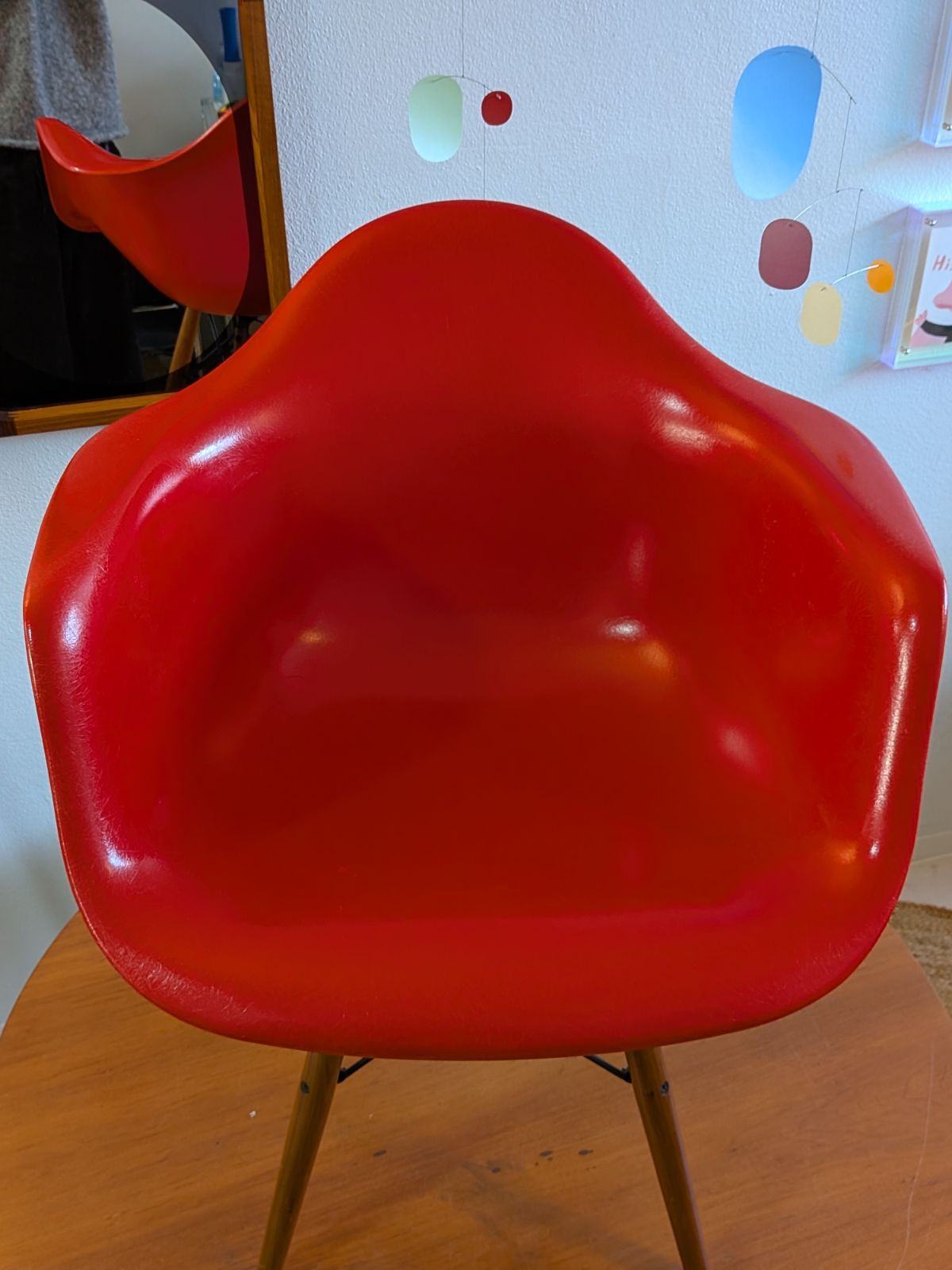 ヴィンテージ Modernica モダニカ アームシェルチェア レッド ドゥエル