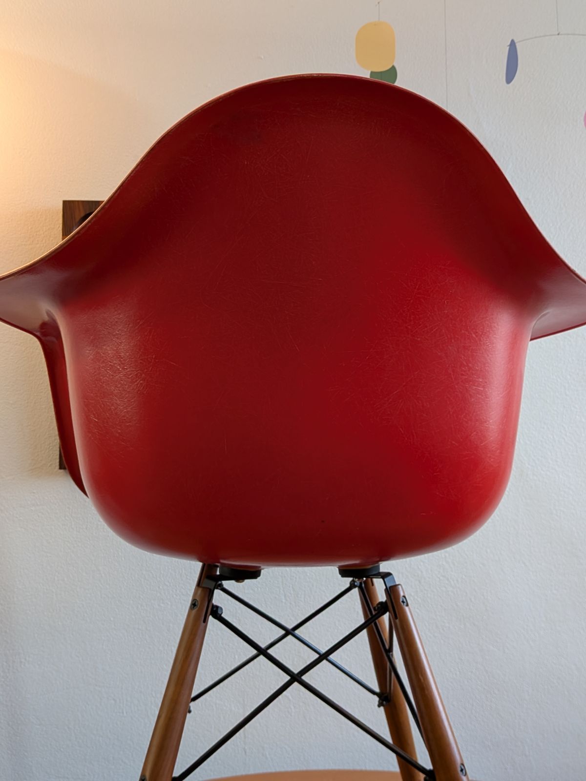 ヴィンテージ Modernica モダニカ アームシェルチェア レッド ドゥエル