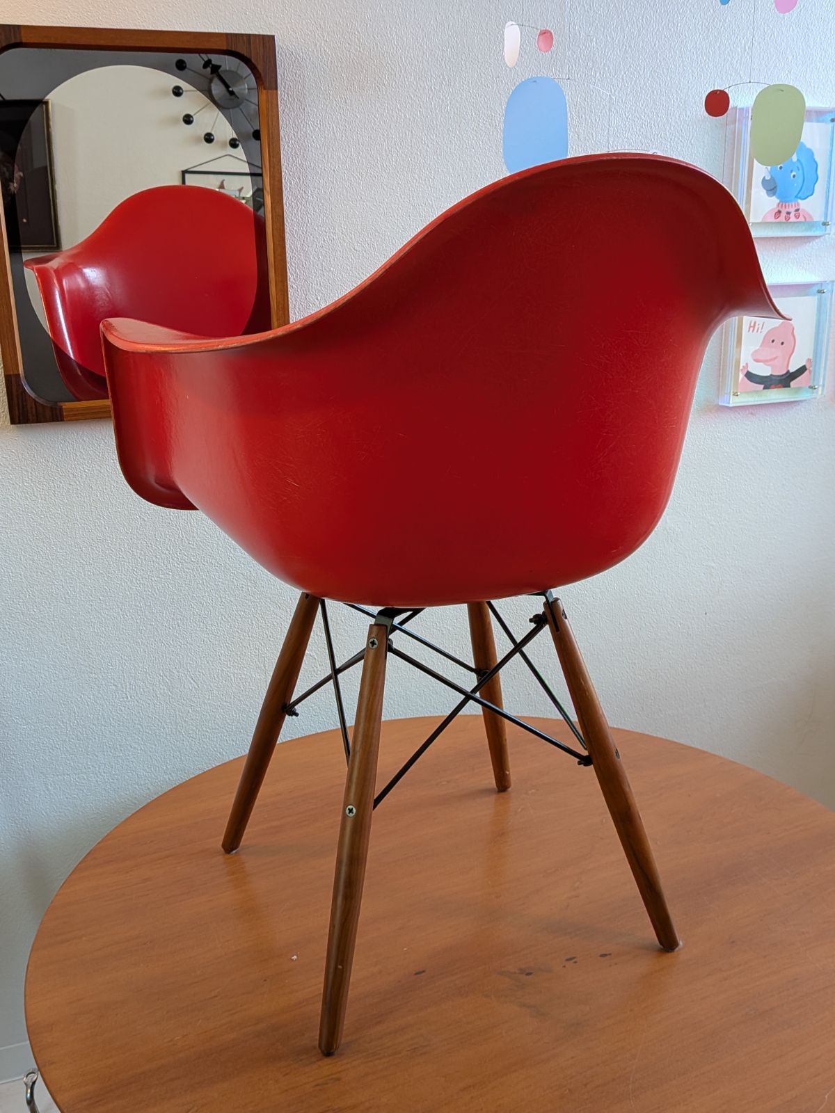 ヴィンテージ Modernica モダニカ アームシェルチェア レッド ドゥエル