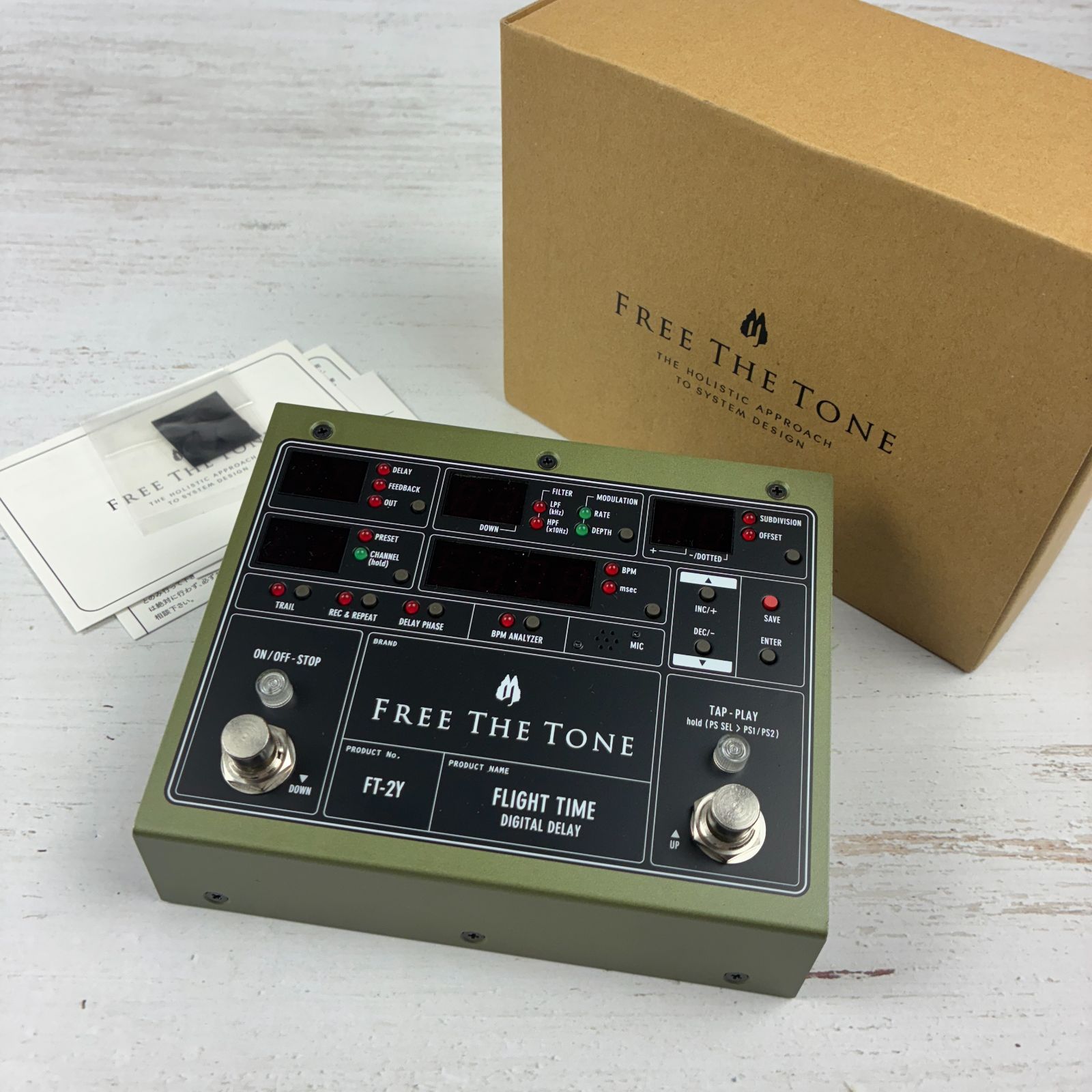 Free The Tone FLIGHT TIME / FT-2Y #ES0783 - メルカリ