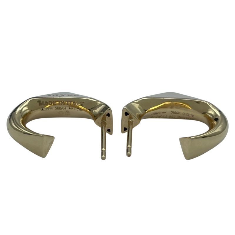 PRADA ピアス　ゴールド PRADA☆ゴールドメタルピアス ラウンド (PRADA/ピアス