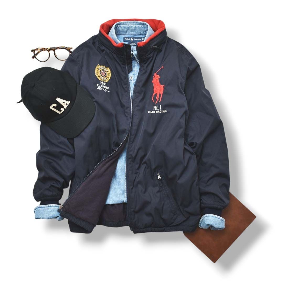 ビッグポニー 刺繍 】 Polo ラルフローレン フード付き 中綿