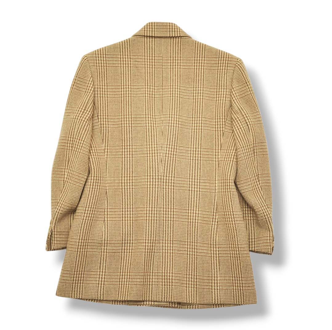 美品 ラルフローレン カシミヤ シルク テーラードジャケット キャメル 総柄 極美品 カシミヤ100% テーラードジャケット キャメル 94 AB4 - メルカリ