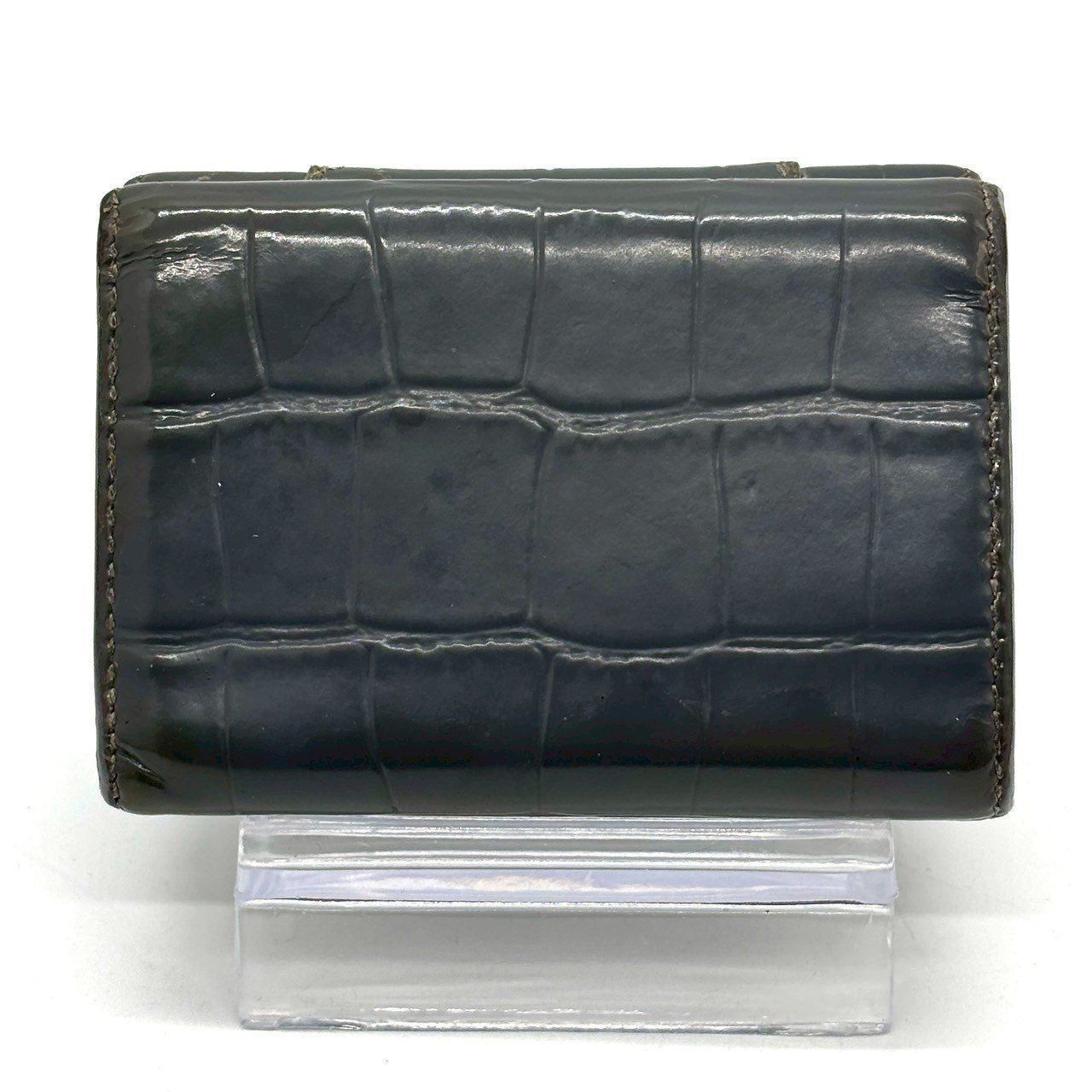 装いを格上げする黒】 BALENCIAGA バレンシアガ 三つ折財布 アワー