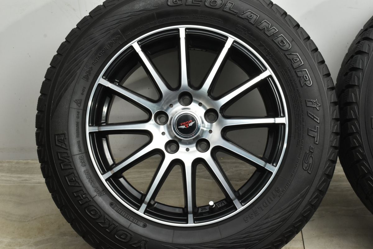 車 【アルファード ヴェルファイア等に】WEDS TEAD 16in 6.5J +40