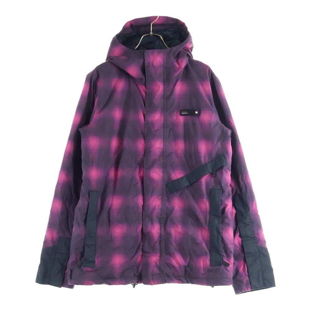 BURTON (バートン) DRY RIDE フード付き チェック ジャケット パープル